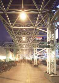 JR Chiba Station Square, East Gate: Rain Shelter