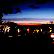 Kyushu-Okinawa Summit 2000: Shuri-jo Park in Sunset